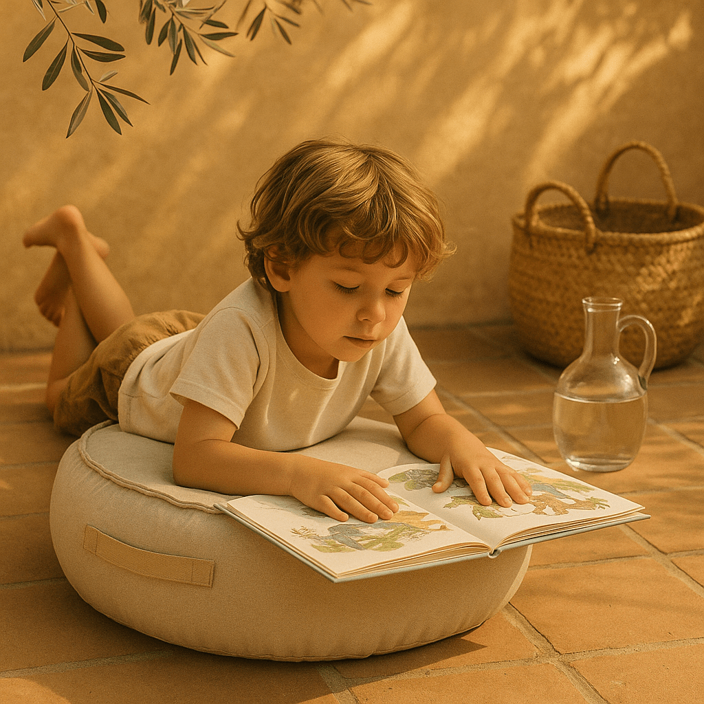 Meowbaby Okrągła Pufa dla Dzieci – Bean Bag do Domu i Ogrodu | Outzy