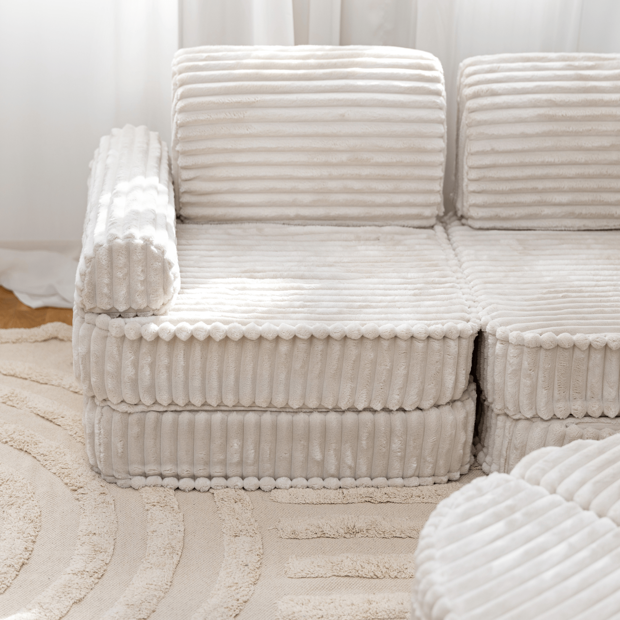 Meowbaby Sofa Modułowa dla Dziecka Basic - 4 Elementy | Churros