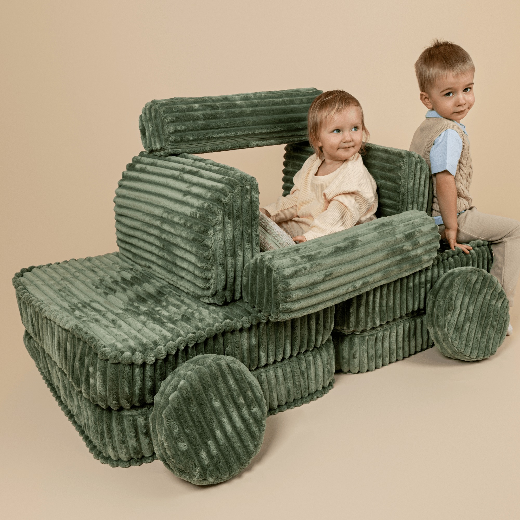 Meowbaby Sofa Modułowa dla Dziecka Basic - 4 Elementy | Churros