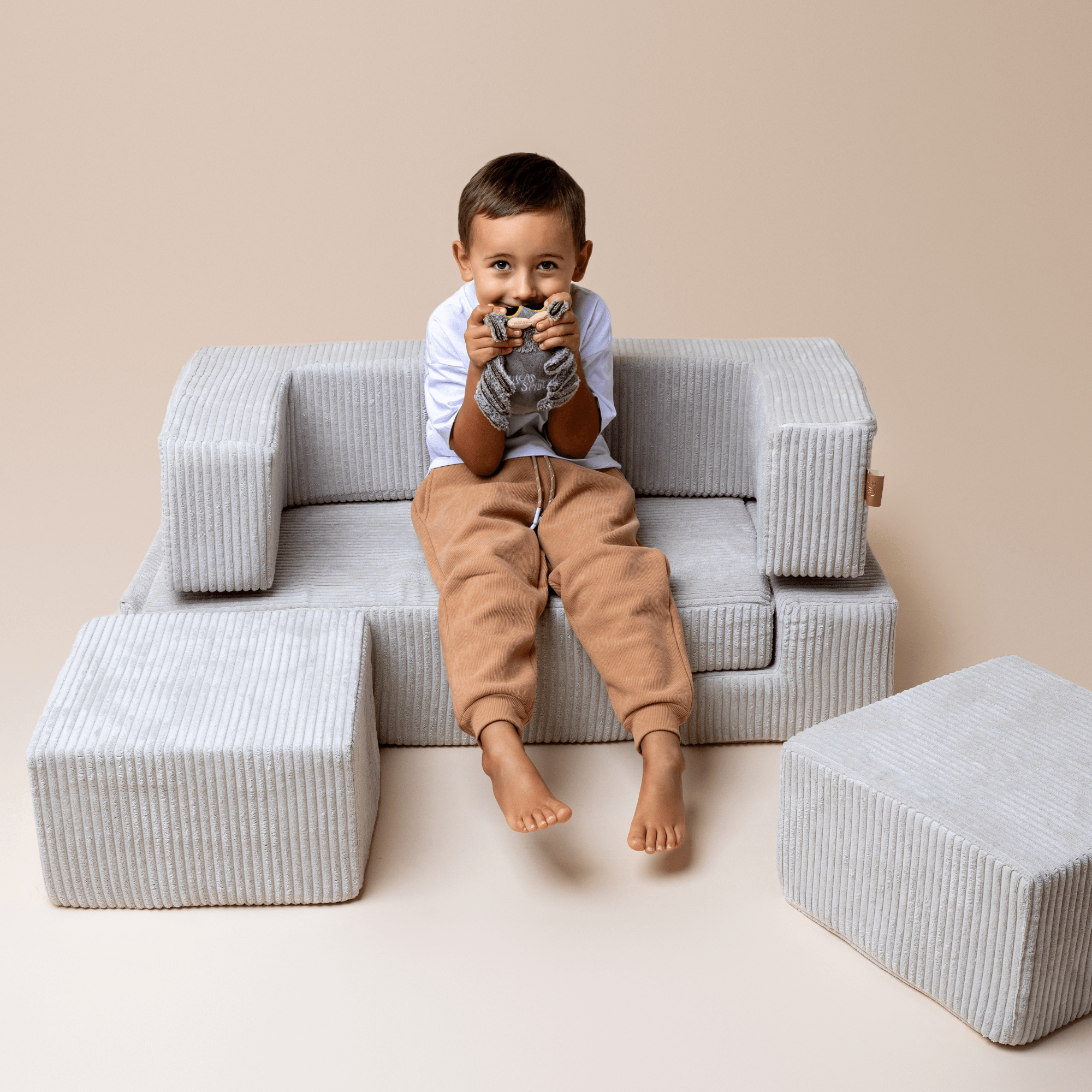 Meowbaby Sofa Modułowa dla Dziecka Bricks – 6 Elementów | Aesthetic