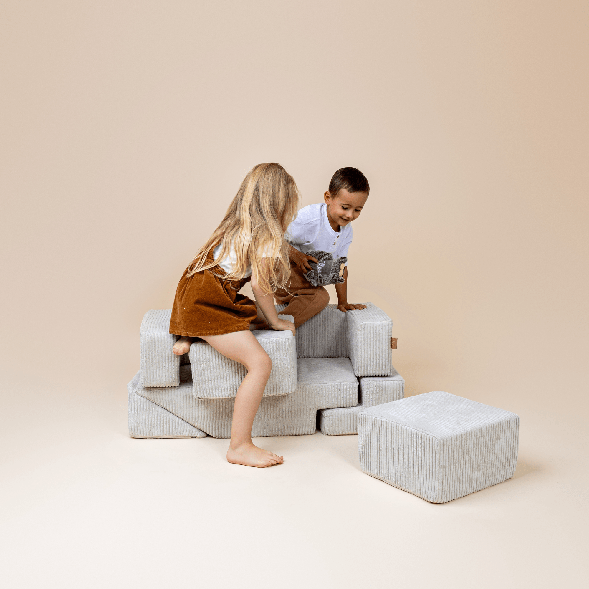 Meowbaby Sofa Modułowa dla Dziecka Bricks – 6 Elementów | Aesthetic