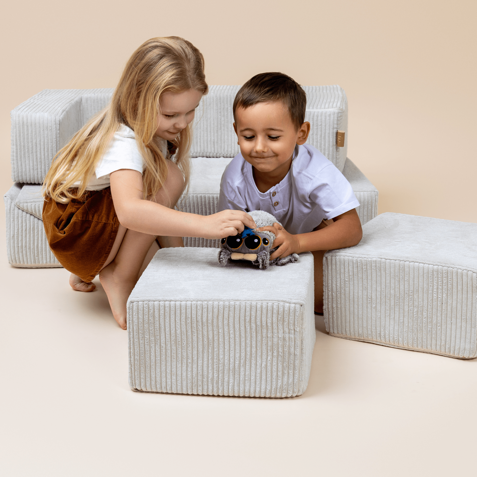 Meowbaby Sofa Modułowa dla Dziecka Bricks – 6 Elementów | Aesthetic
