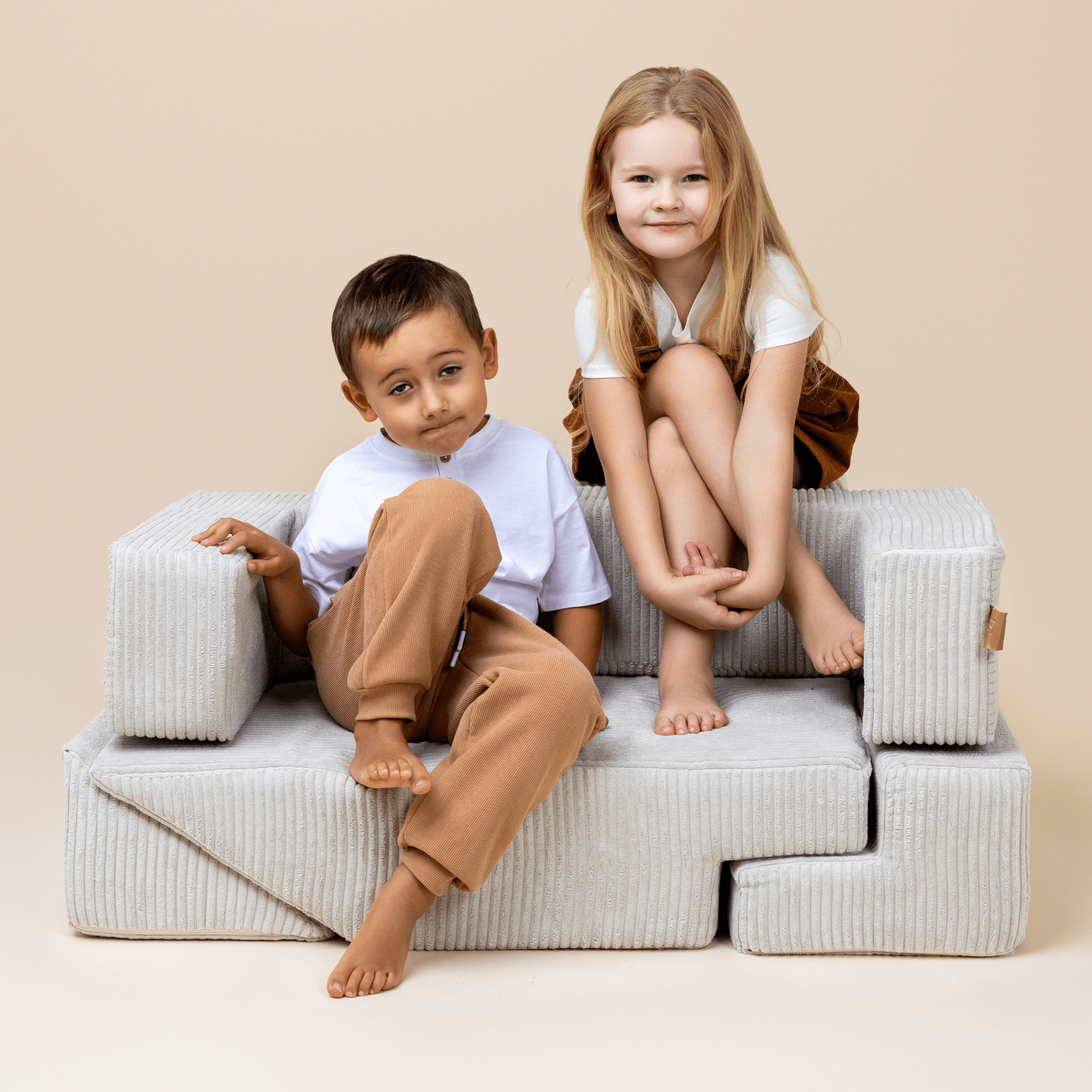 Meowbaby Sofa Modułowa dla Dziecka Bricks – 6 Elementów | Aesthetic