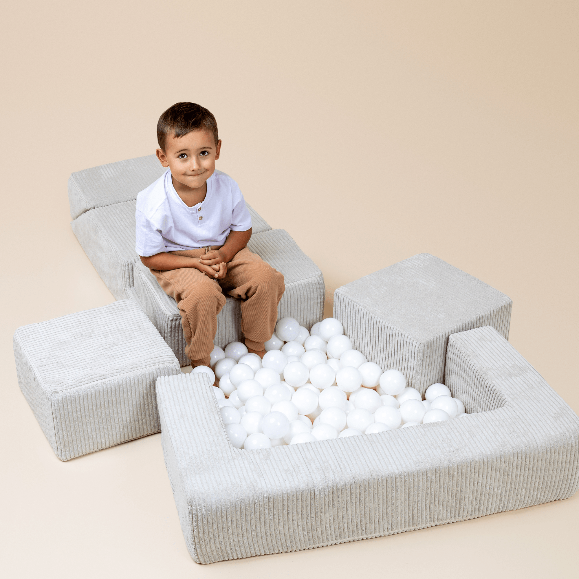 Meowbaby Sofa Modułowa dla Dziecka Bricks – 6 Elementów | Aesthetic