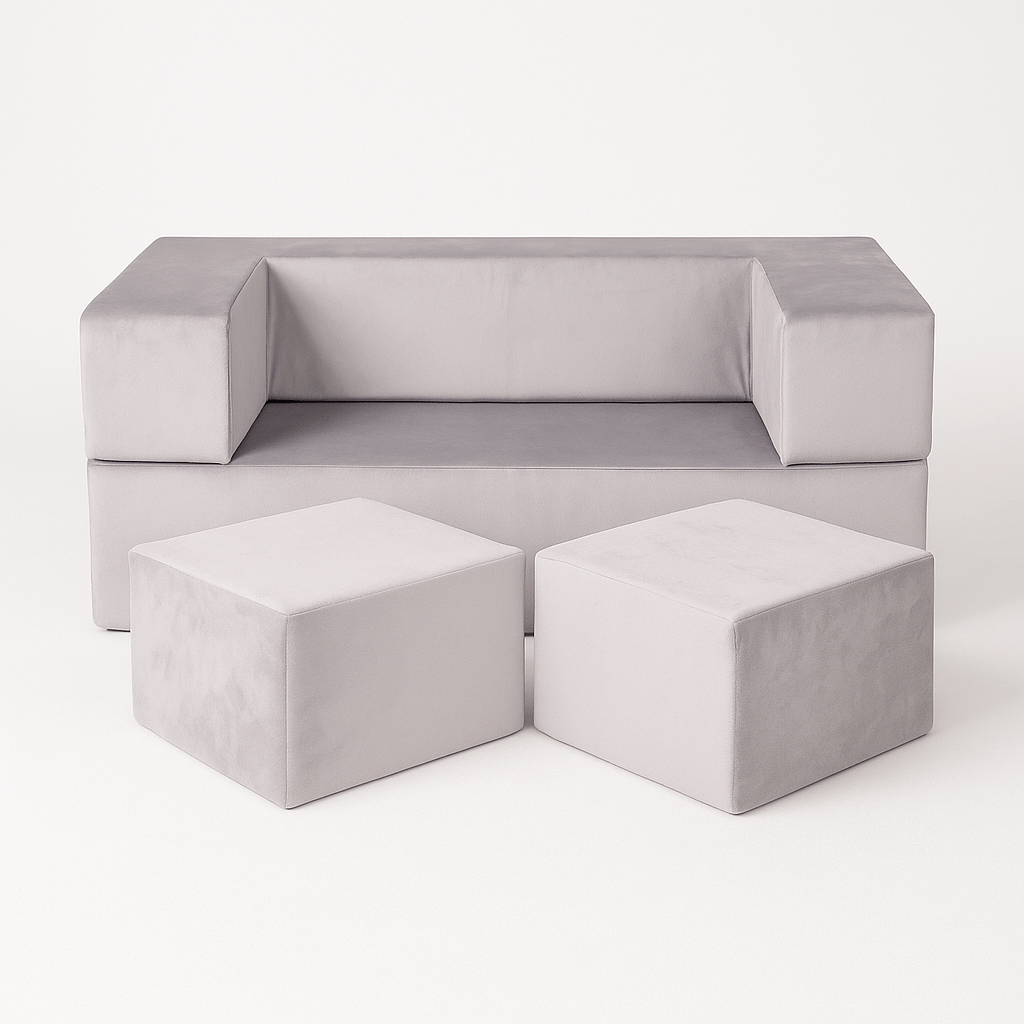 Meowbaby Sofa Modułowa dla Dziecka Cube - 4 Elementy | Velvet