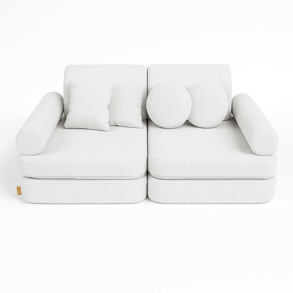 Meowbaby Sofa Modułowa dla Dziecka Plus - 10 Elementów | Boucle